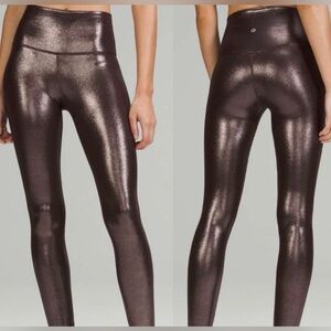 LULULEMON Align HR 28” SHINE Radiate Foil Bronze 4 NWT (FIT0033)